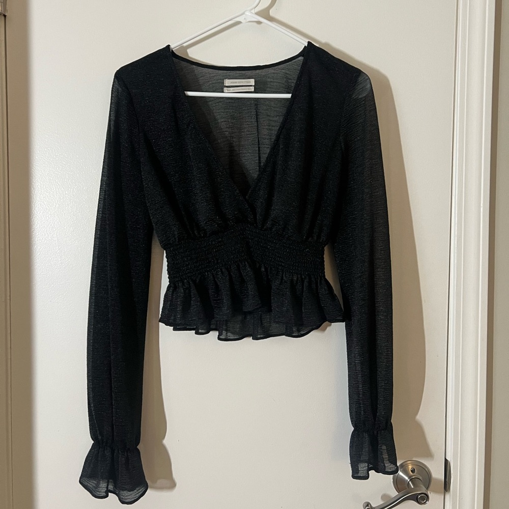 Urban Outfitters sheer long sleeve top